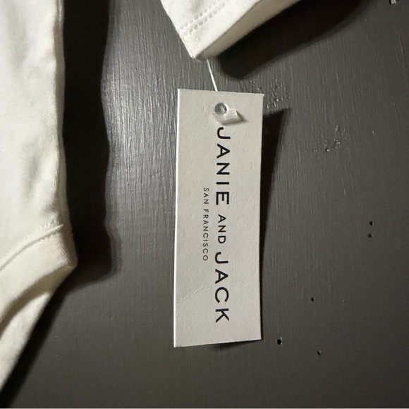 Janie and Jack White Long Sleeve One Piece! Brand new! - Picture 4 of 12